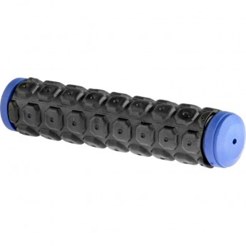 Грипсы VLG-184D2 Velo 130мм чёрно-синие