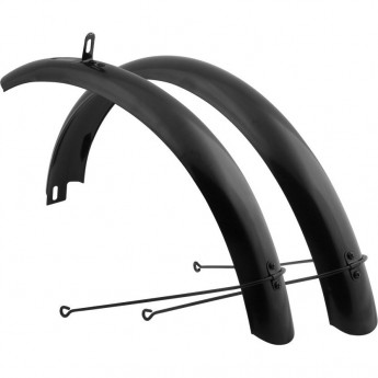 Крылья STELS 20" XDS-TC-0424-S (XDS-TC-0098D) полноразмерные, чёрные