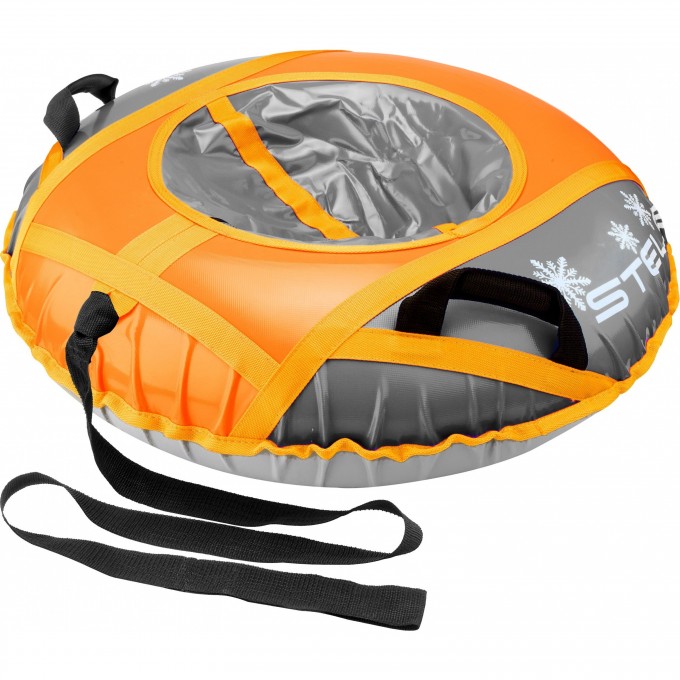 Санки надувные STELS D110см, оранжево-серые 710084