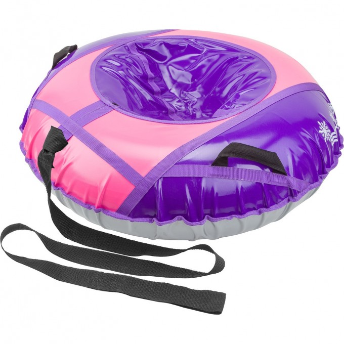 Санки надувные STELS D110см, розово-фиолетовые 710128