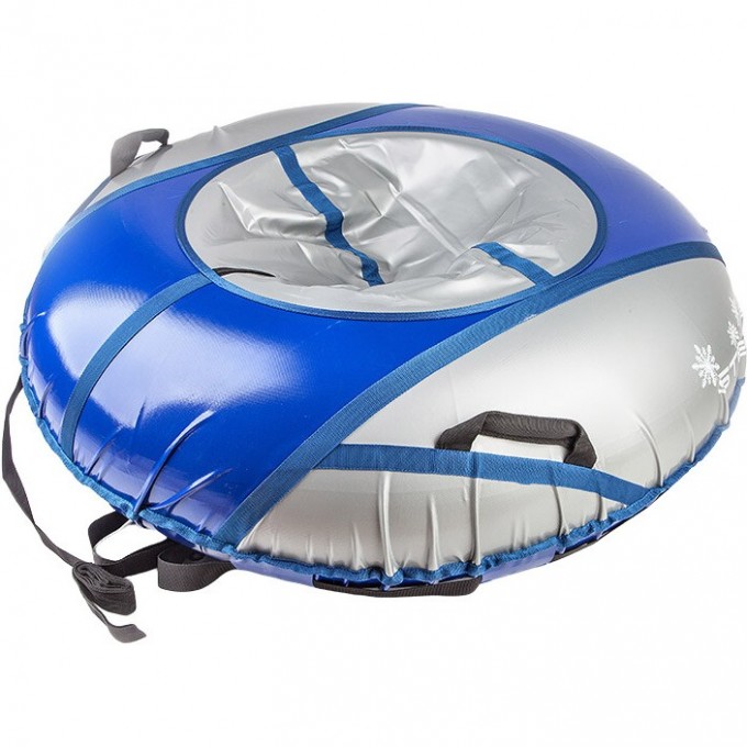 Санки надувные STELS D125 см усиленные, серо-синие 710115