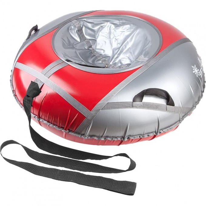 Санки надувные (тюбинг) STELS 125 см, тент без камеры СН040.125, серый/серый+красный 2007000054390