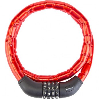 Трос-замок STELS 81601, 18x1000 мм, красный