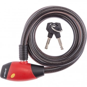 Трос-замок STELS 84802, 15х1500 мм, чёрный