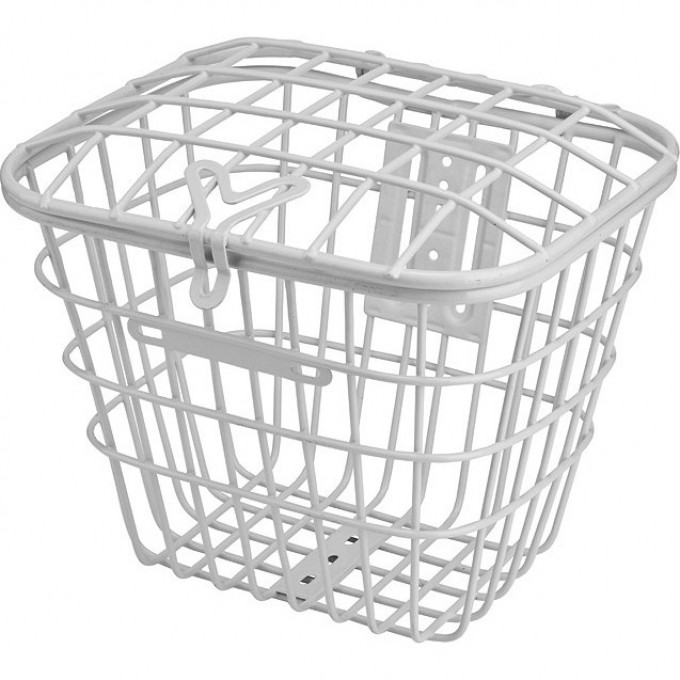 Велокорзина передняя STELS JL-075 белая 270056