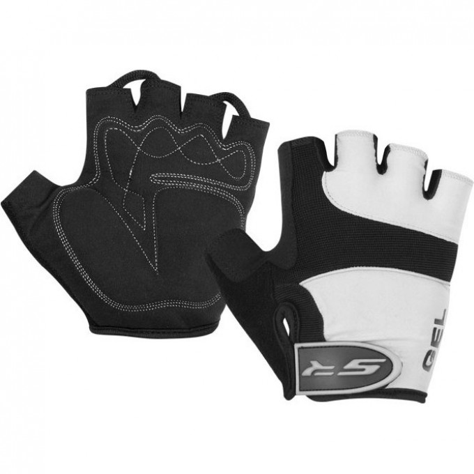 Велоперчатки STELS CG-1077 чёрно-серые p. L 380029