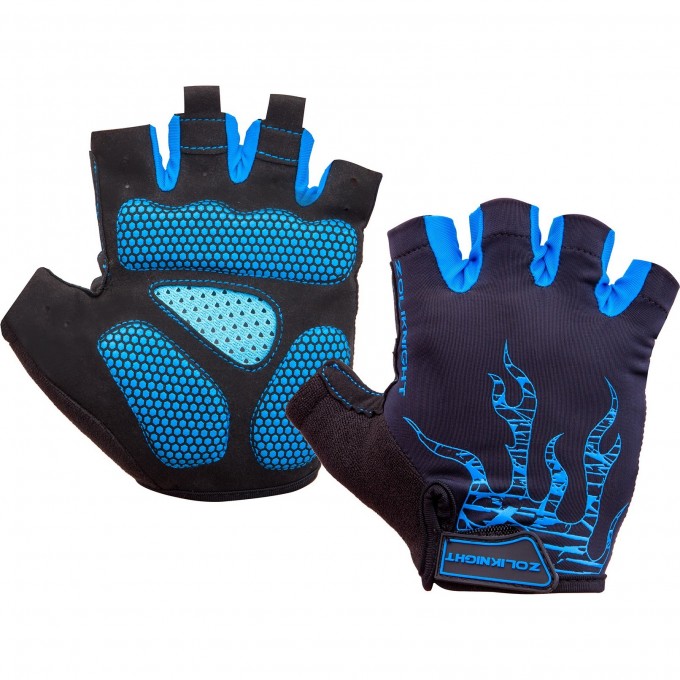 Велоперчатки ZL2313 черно-синие, размер: S 380183