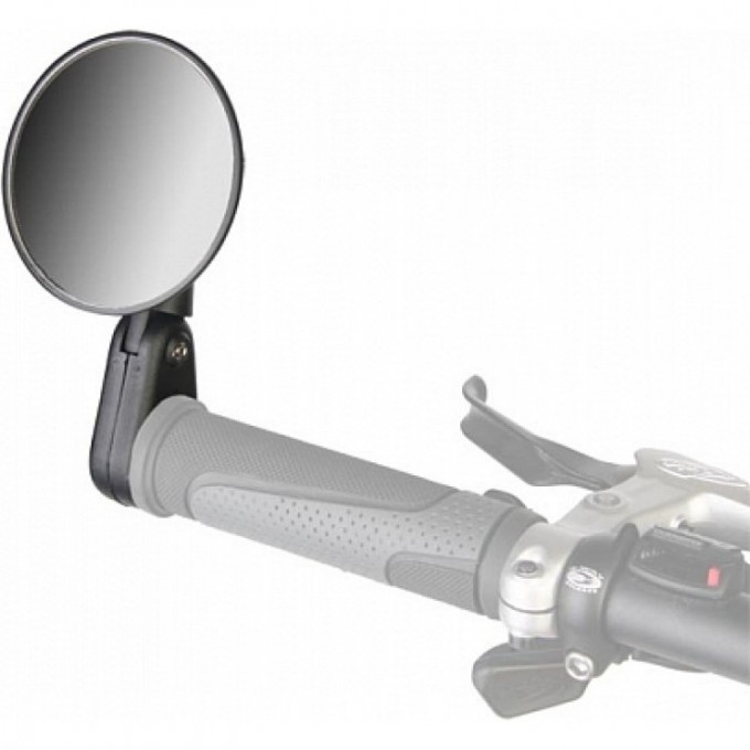 Зеркало заднего вида DX-2002B, черное 220003